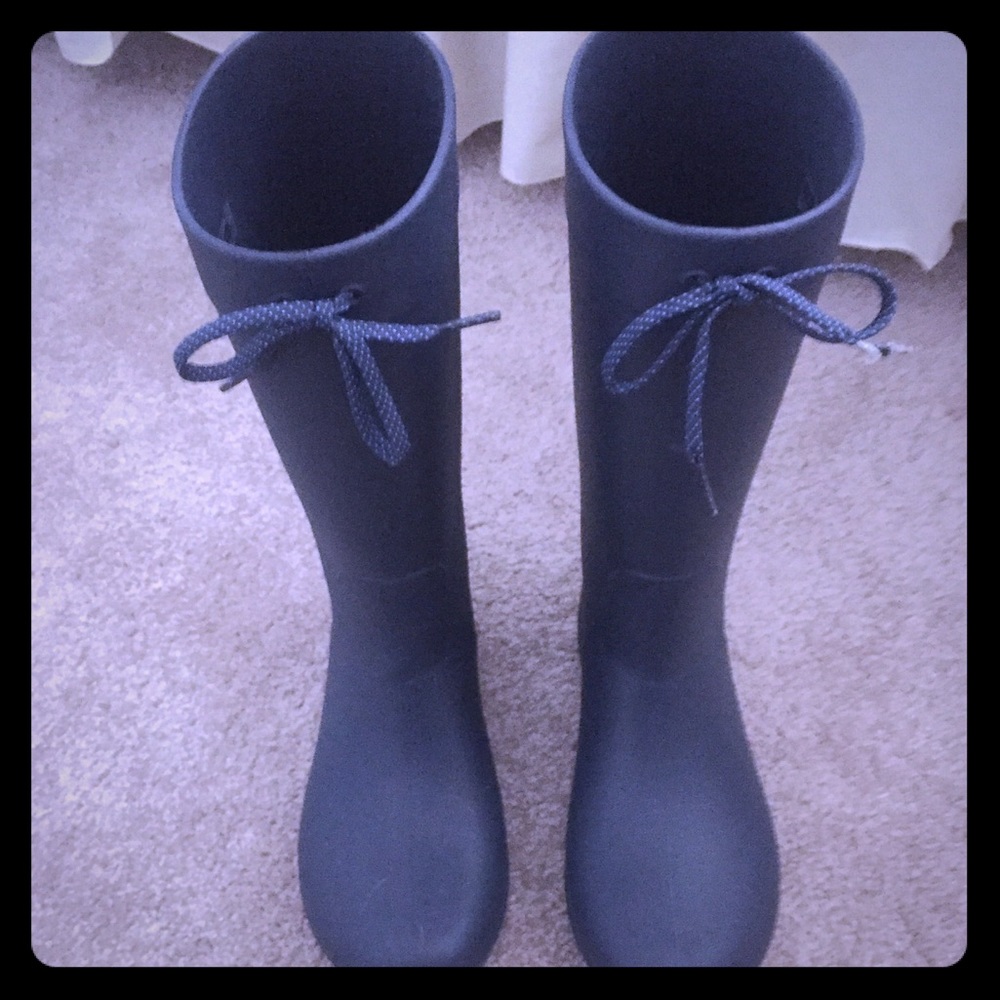 Women's Crocs Freesail Rain Boot - Navy